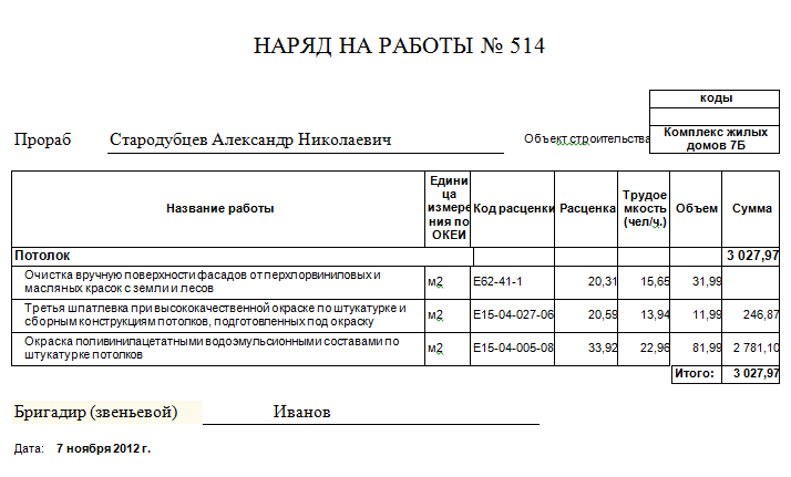 Бланк НарядЗадания В Строительстве panamaregulations